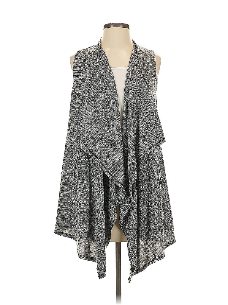 Pre-owned Assorted Brands Cardigan Sweater In Gray