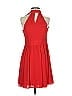 Express Solid Red Cocktail Dress Size 4 - photo 1