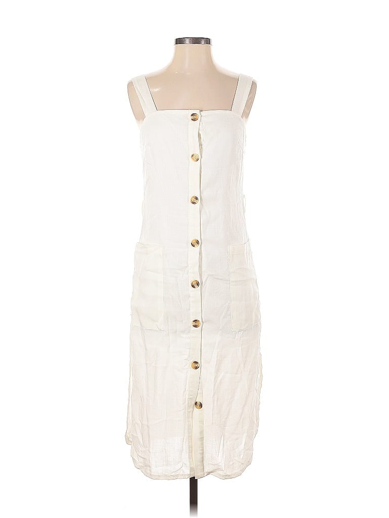 Pre-owned Nasty Gal Inc. Casual Dress In White