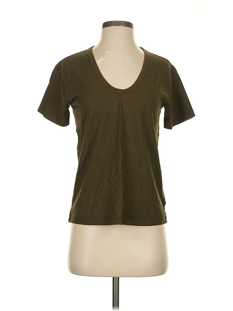 Pre-owned Adriano Goldschmied Short Sleeve T-shirt In Brown
