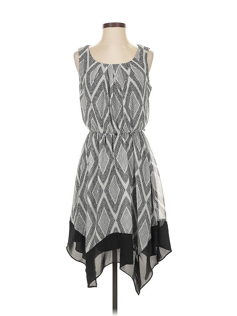 Pre-owned Ab Studio Casual Dress In Gray
