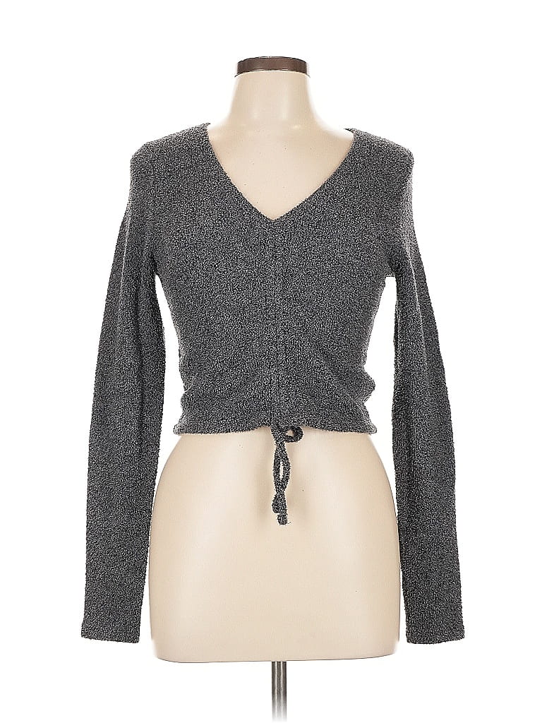 Pre-owned Wild Fable Cardigan Sweater In Gray
