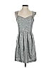 Eric + Lani Metallic Gray Cocktail Dress Size S - photo 1