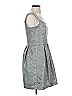 Eric + Lani Metallic Gray Cocktail Dress Size S - photo 4