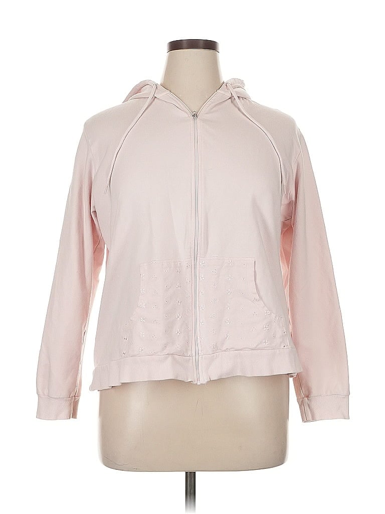 Pre-owned Sport Savvy Track Jacket In Pink