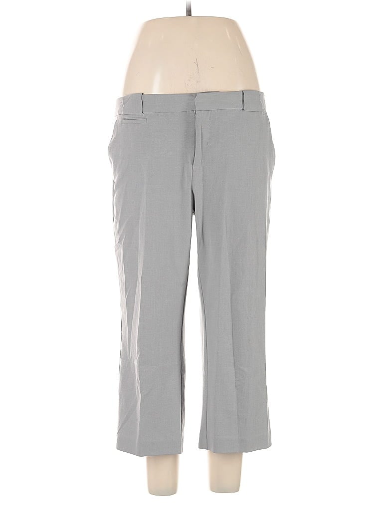Pre-owned Daisy Fuentes Dress Pants In Gray