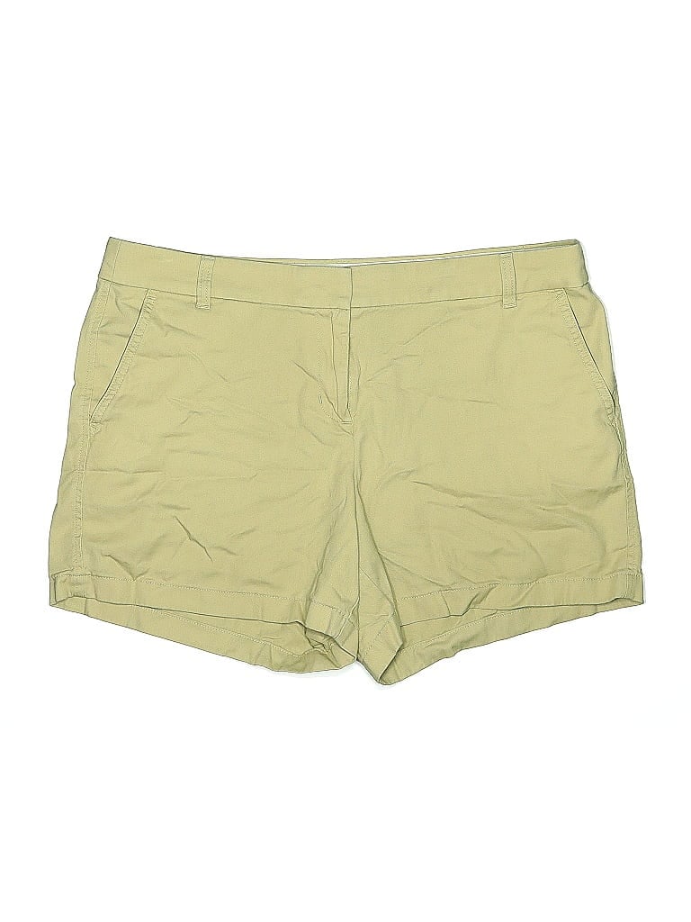 Pre-owned J.crew Factory Store Khaki Shorts In Green