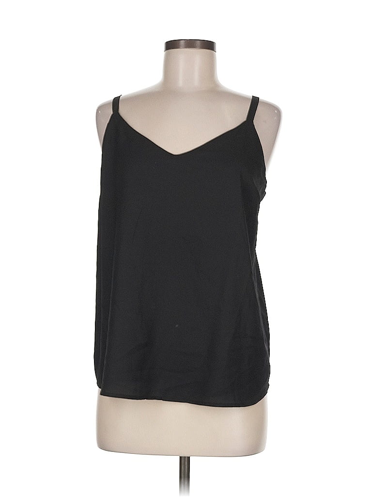 Pre-owned Asos Design Sleeveless Top Black Scoop Neck Tops