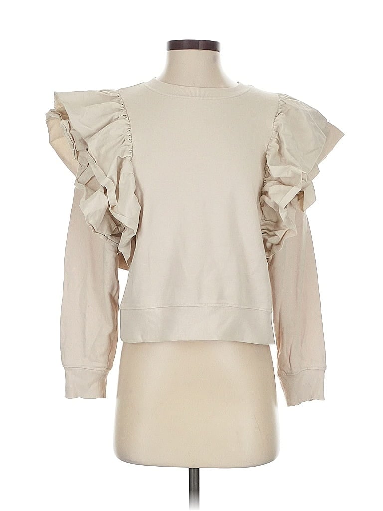 Pre-owned Unbranded Sweatshirt In White