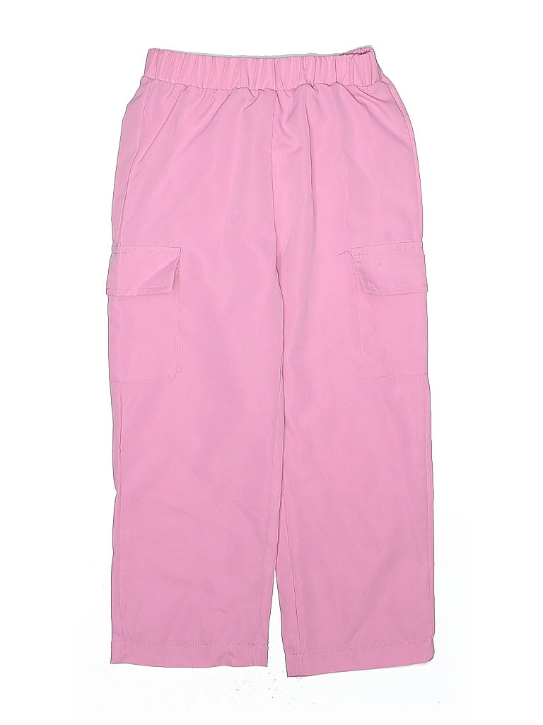 Pre-owned Shein Kids' Cargo Pants In Pink