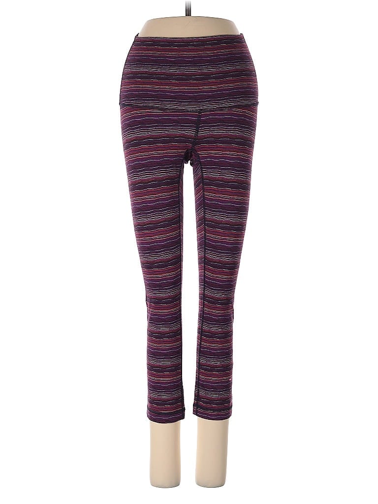 Click to view more detailed imagery on our partner's website Pre-owned Lululemon Athletica Leggings In Burgundy