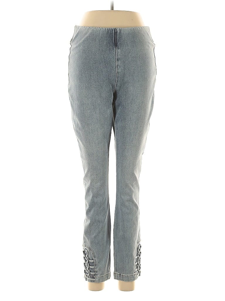 Pre-owned Soft Surroundings Jeans In Gray