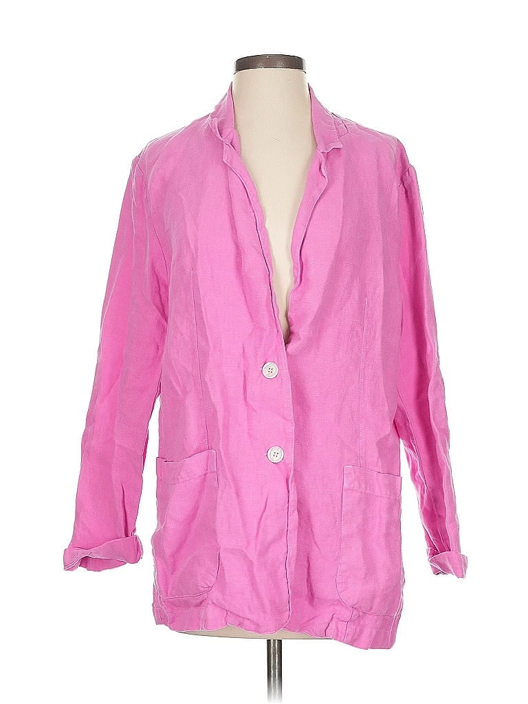 Pre-owned Velvet By Graham & Spencer Blazer Jacket In Pink
