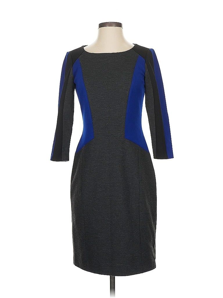 Click to view more detailed imagery on our partner's website Pre-owned Tahari By Asl Cocktail Dress In Gray