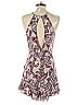 Millau 100% Rayon Paisley Burgundy Romper Size S - photo 2