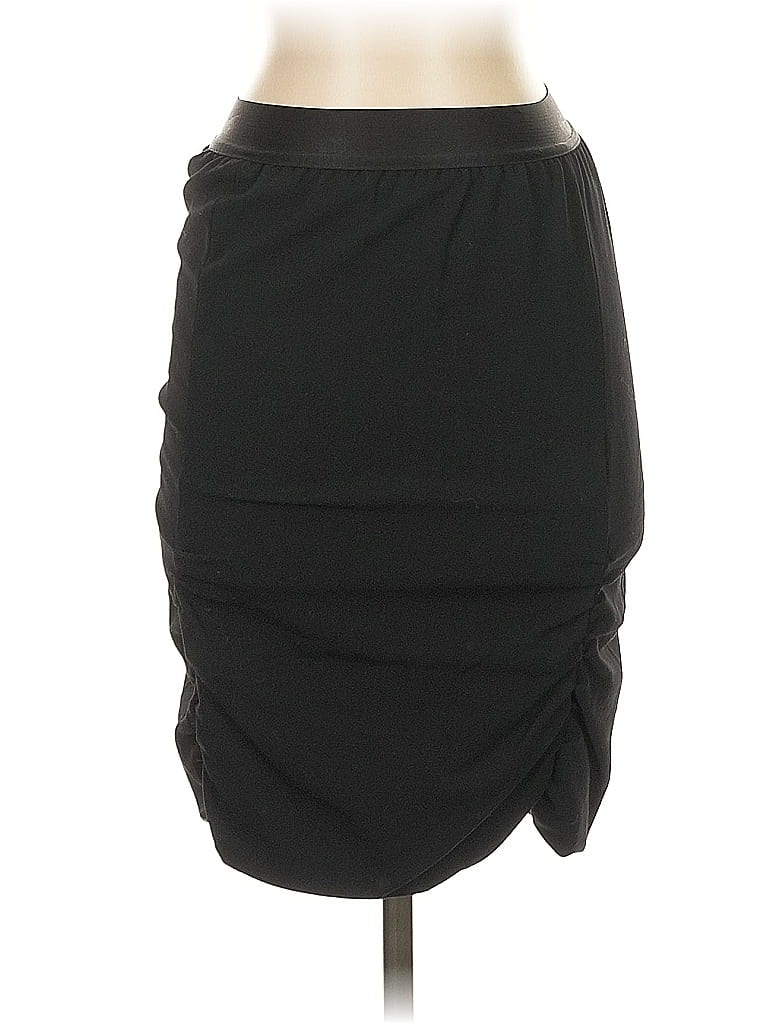 Pre-owned Unbranded Wool Skirt In Black
