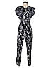 Rebecca Taylor Print Blue Jumpsuit Size 2 - photo 1