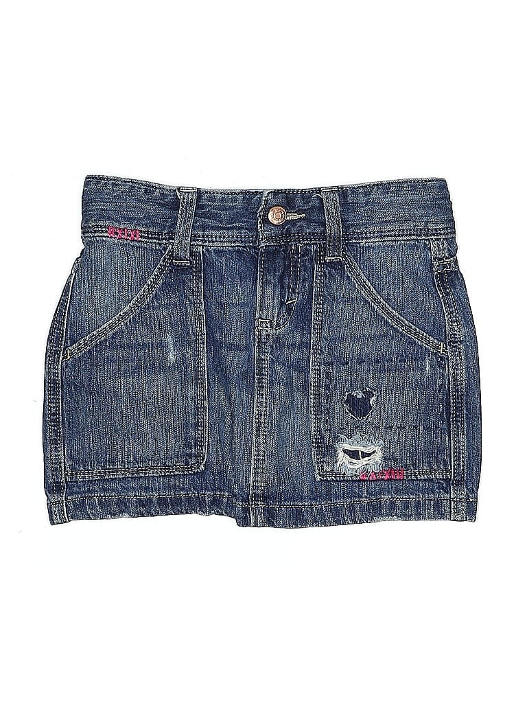 Pre-owned Old Navy Kids' Denim Skirt In Blue