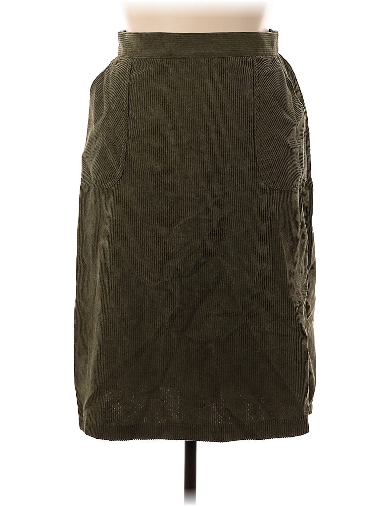 Pre-owned Shein Casual Skirt In Green