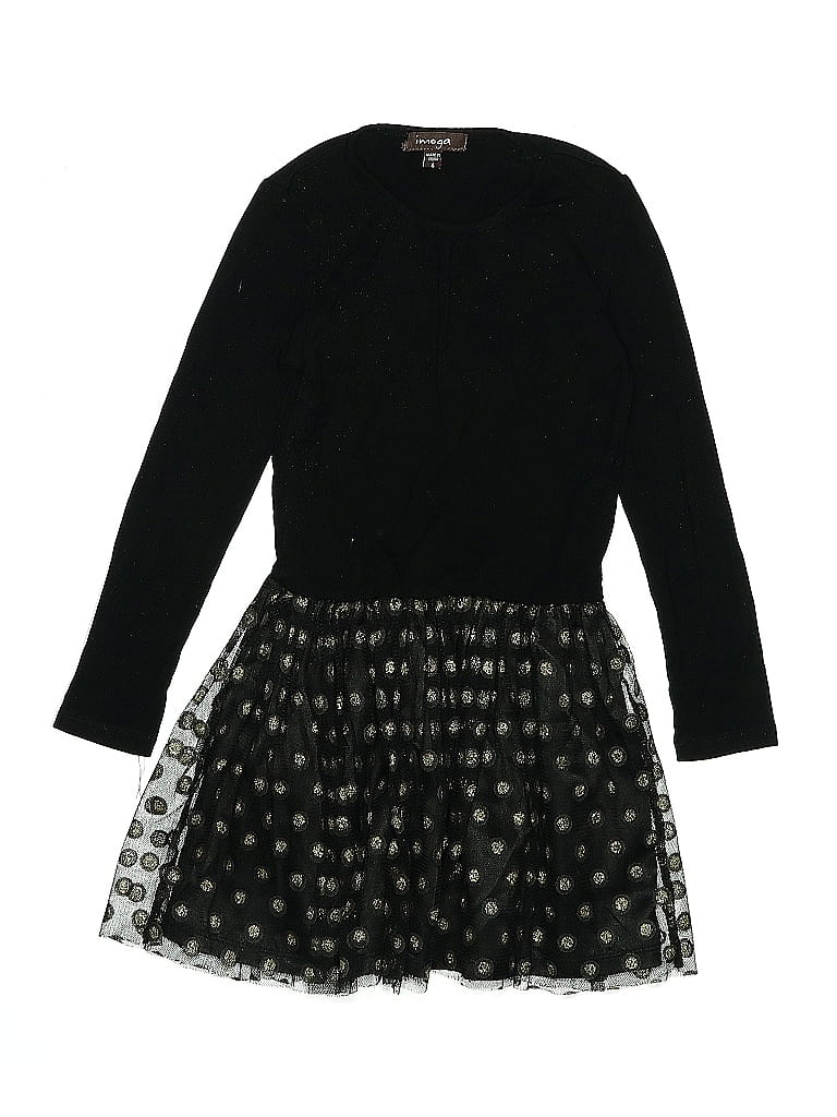 Pre-owned Imoga Kids' Dress In Black