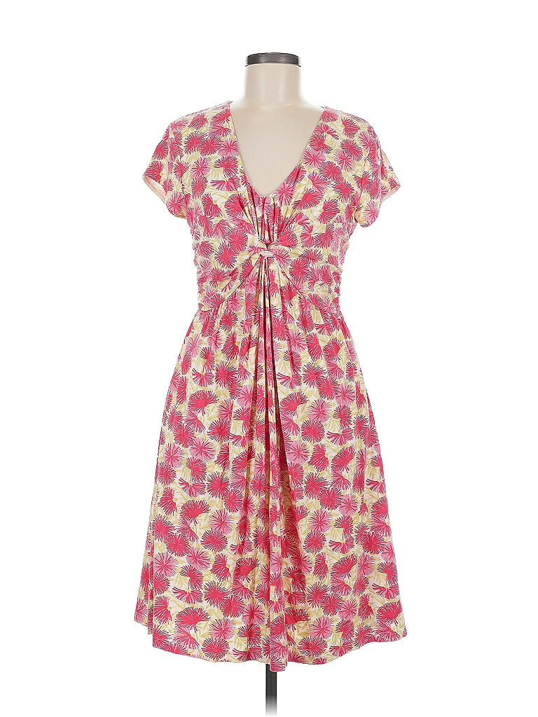 Garnet Hill Tropical Pink Casual Dress Size 8 - 75% off | ThredUp