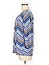 Laura Ashley Blue 3/4 Sleeve Blouse Size M - photo 5