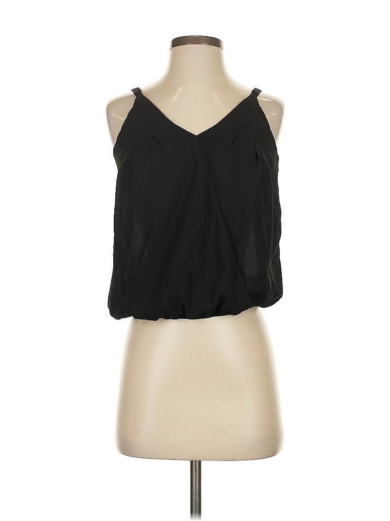 Pre-owned Inc International Concepts Sleeveless Blouse In Black