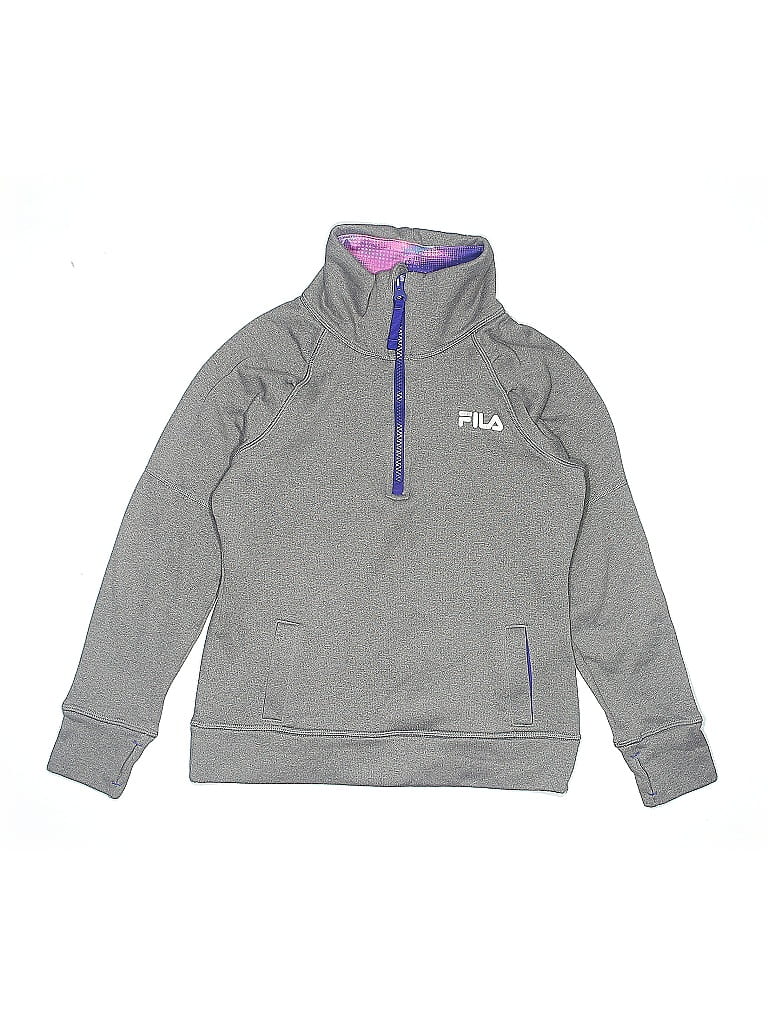 Click to view more detailed imagery on our partner's website Pre-owned Fila Sport Kids' Pullover Hoodie In Gray