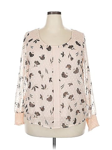 LC Lauren Conrad Long Sleeve Blouse (view 1)