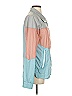 Diesel 100% Nylon Color Block Teal Track Jacket Size S - photo 3