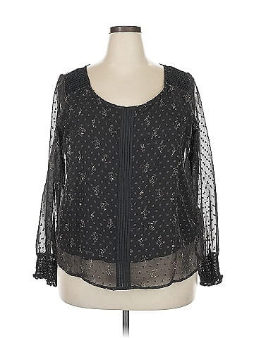 LC Lauren Conrad Long Sleeve Blouse (view 1)