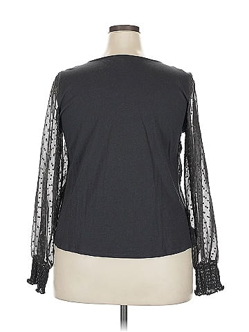 LC Lauren Conrad Long Sleeve Blouse (view 2)