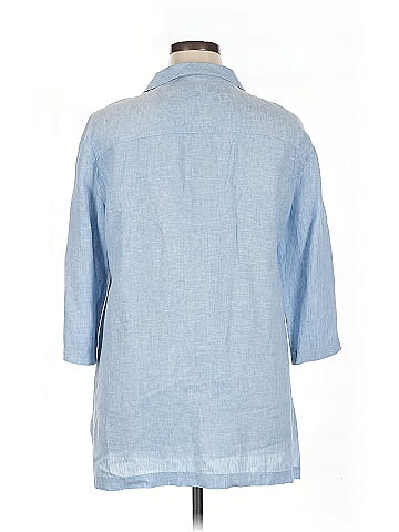 Poetry 3/4 Sleeve Button-Down Shirt (view 2)