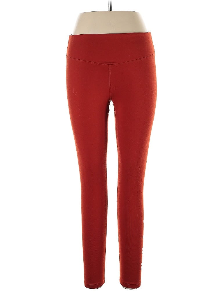 Pre-owned Victoria's Secret Pink Active Pants In Red