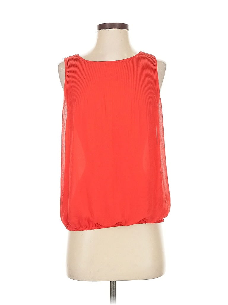 Pre-owned Max Studio Sleeveless Blouse In Orange