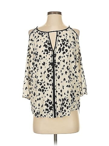 Trina Turk 3/4 Sleeve Silk Top (view 1)