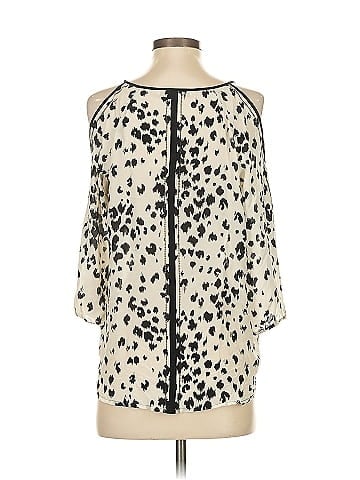 Trina Turk 3/4 Sleeve Silk Top (view 2)