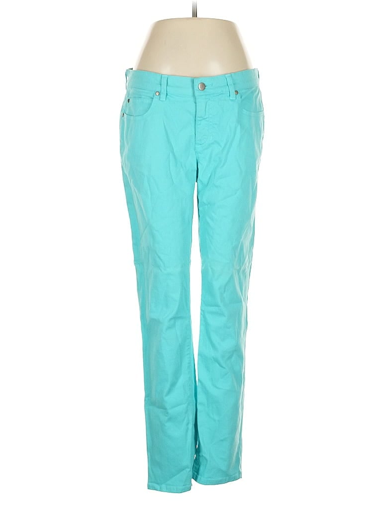 Pre-owned Eileen Fisher Casual Pants In Blue
