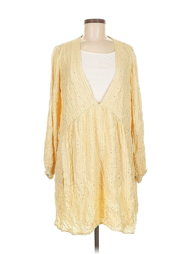 Click to view more detailed imagery on our partner's website Pre-owned Sundress Cocktail Dress In Gold