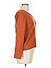 T Tahari Orange Brown Pullover Sweater Size L - photo 4