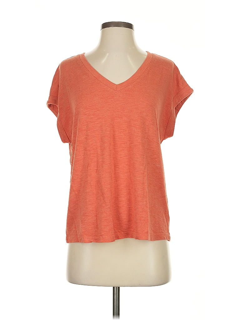 Pre-owned Jessica Simpson Short Sleeve T-shirt In Orange