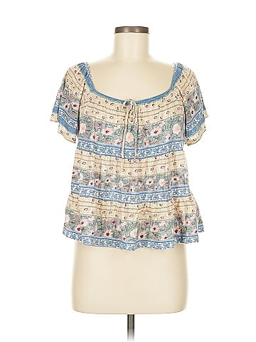 Lucky Brand Short Sleeve Blouse (view 1)