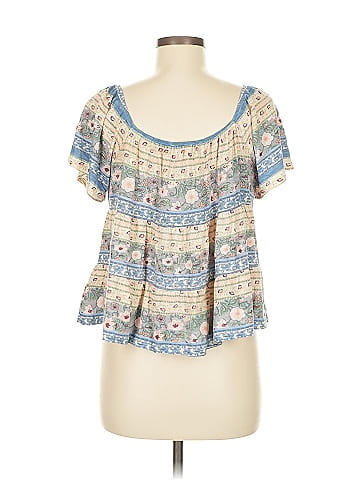 Lucky Brand Short Sleeve Blouse (view 2)