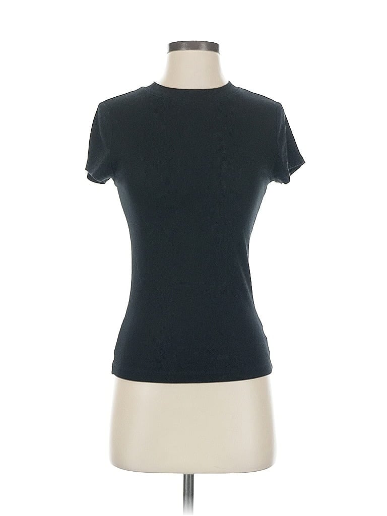 A NEW DAY Pre-owned Short Sleeve Turtleneck In Black