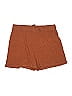 Double Zero Solid Brown Athletic Shorts Size L - photo 1