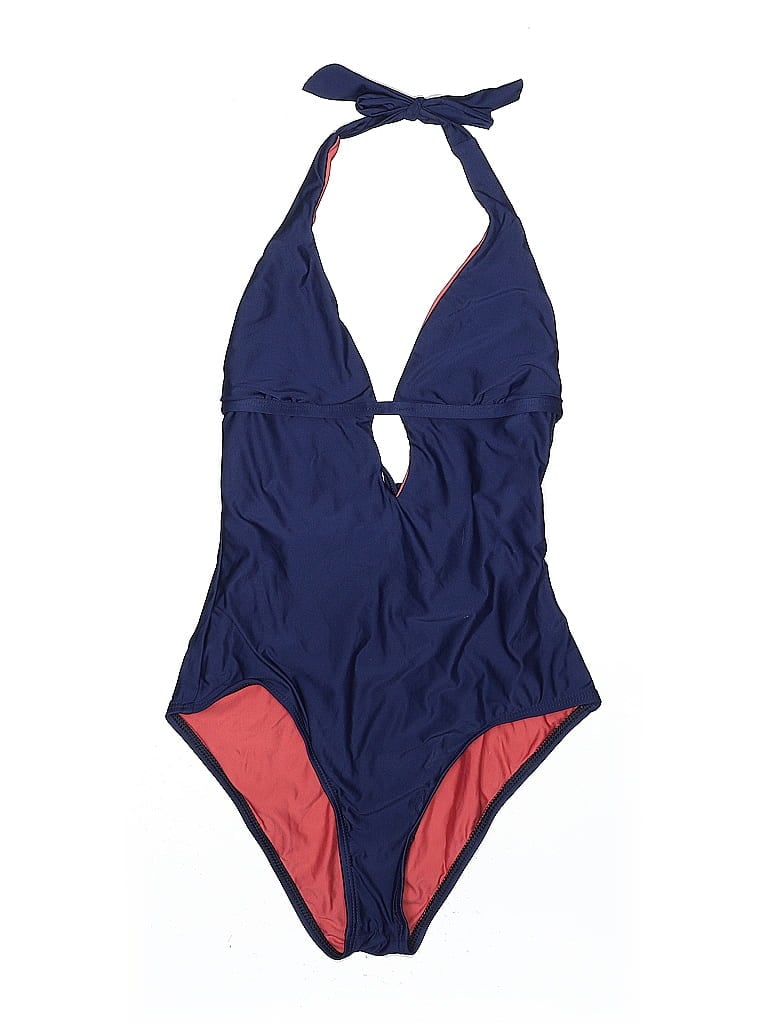 Pre-owned Splendid One Piece Swimsuit In Blue