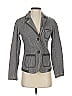 Superdry 100% Cotton Chevron-herringbone Gray Blazer Size XS - photo 1