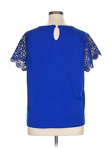 Cable & Gauge Short Sleeve Blouse (view 2)
