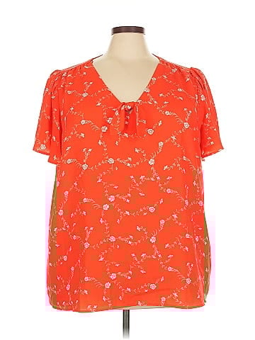LC Lauren Conrad Short Sleeve Blouse (view 1)