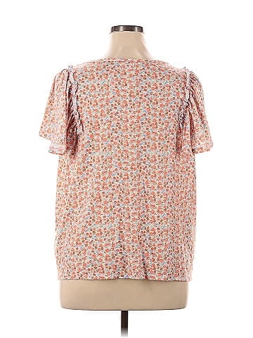 LC Lauren Conrad Short Sleeve Blouse (view 2)